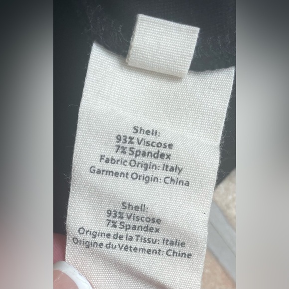 L'AGENCE Size L Womens Revolve Cynthia Off The Shoulder Top In Noir Black - Picture 4 of 7